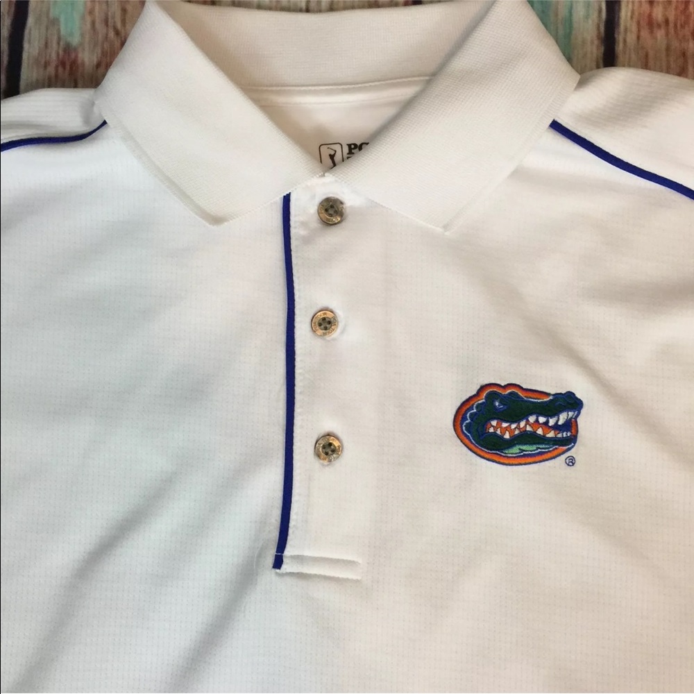PGA Tour Men’s Golf Polo Florida Gators Size M